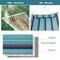 2-Person Outdoor Hammock with Pillow – Polyester Fabric, Bamboo Spreader Bars